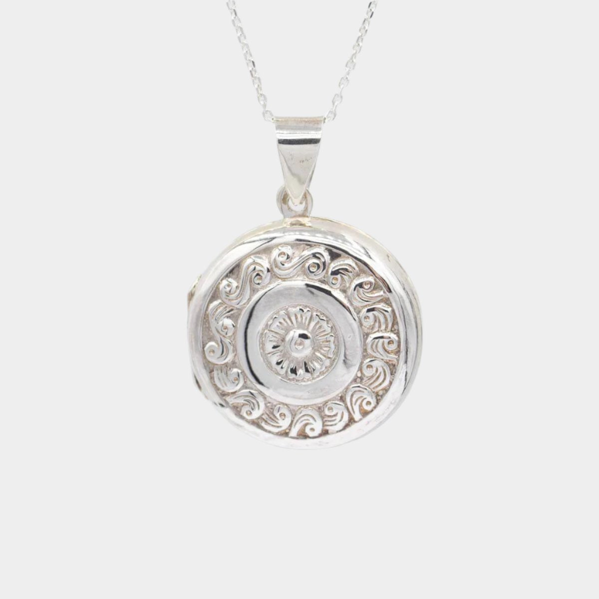 Chunky on sale silver locket